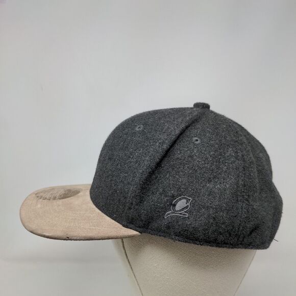 Chuck Originals Snapback Hat Gray OSFM Adjustable Colorblock Blank - Picture 3 of 8